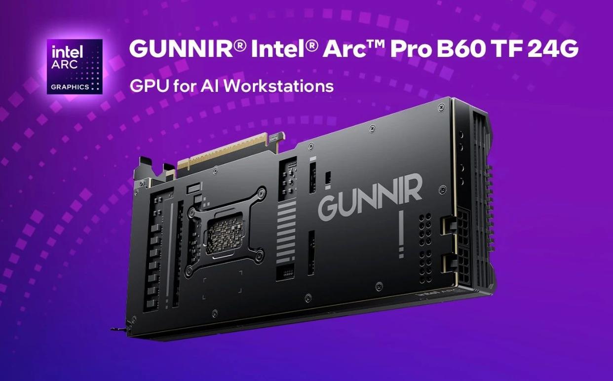 蓝戟推出全新Arc Pro B60 24GB专业显卡，为高性能游戏和图像处理带来革新